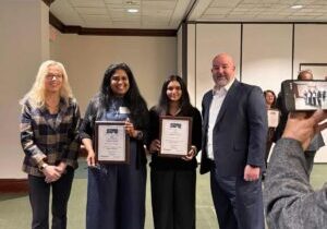 Miss Gupta and her Star Teacher, Ms. Deepa Stephen. Article by Mackenzie Blanco